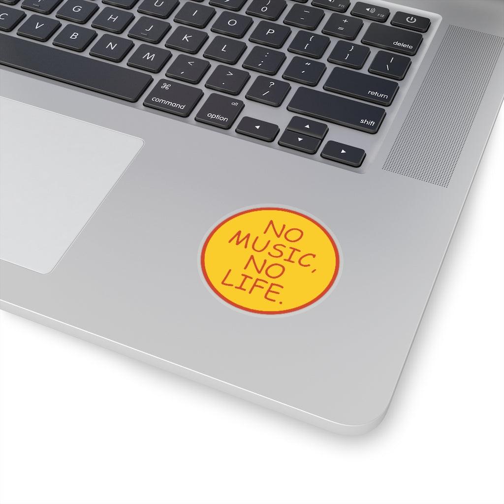 No Music No Life Sticker - Art Unlimited