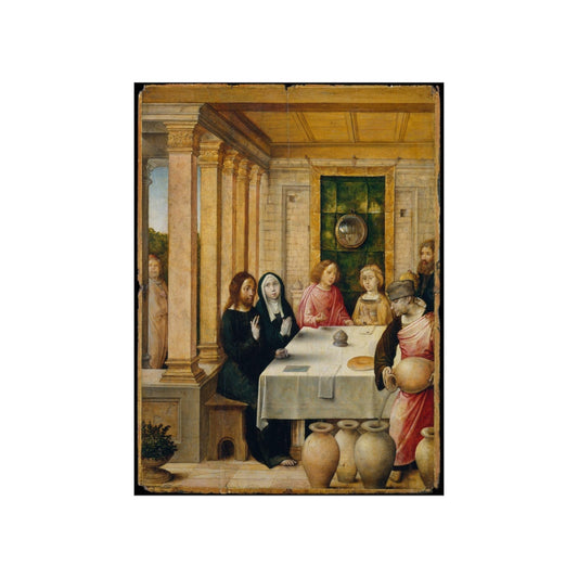 Wedding At Cana By Juan De Flandes Print Poster