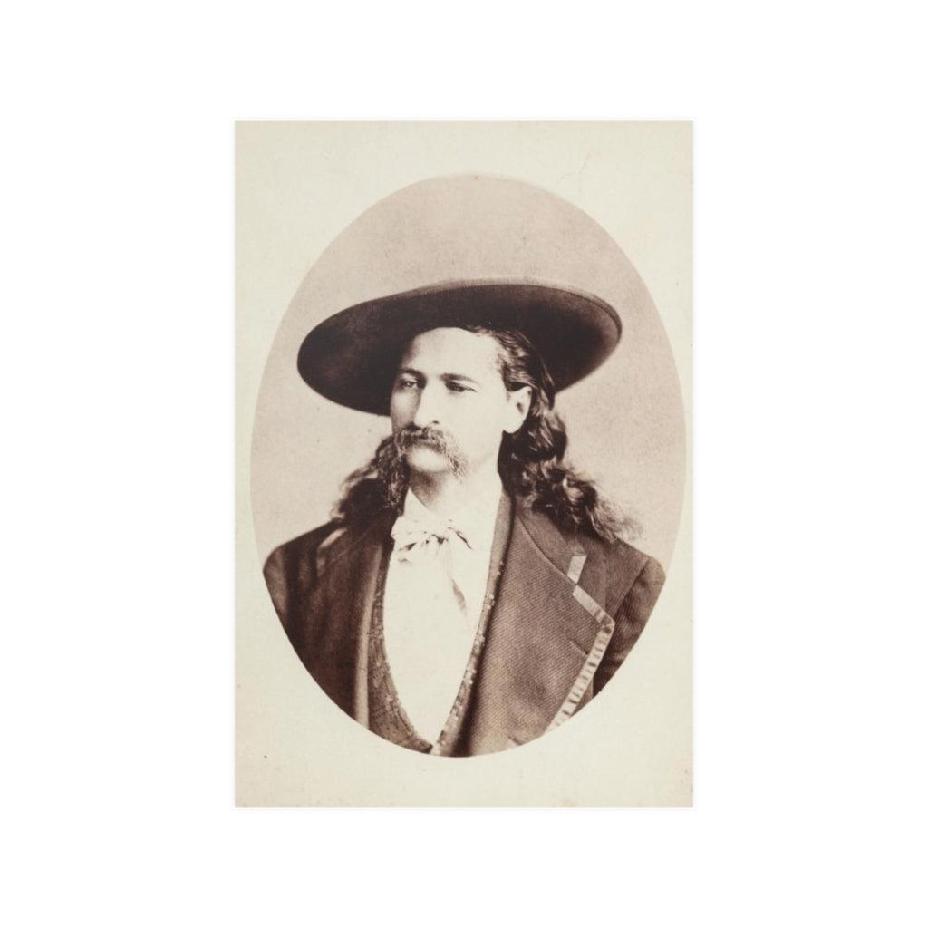 Wild Bill Hickok Portrait Print Poster - Art Unlimited