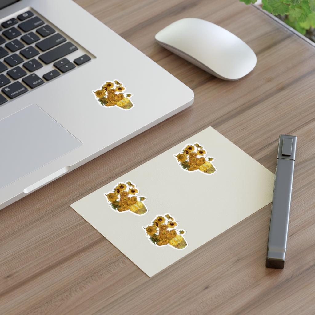 Vincent Van Gogh Sunflowers Sticker Sheet - Art Unlimited