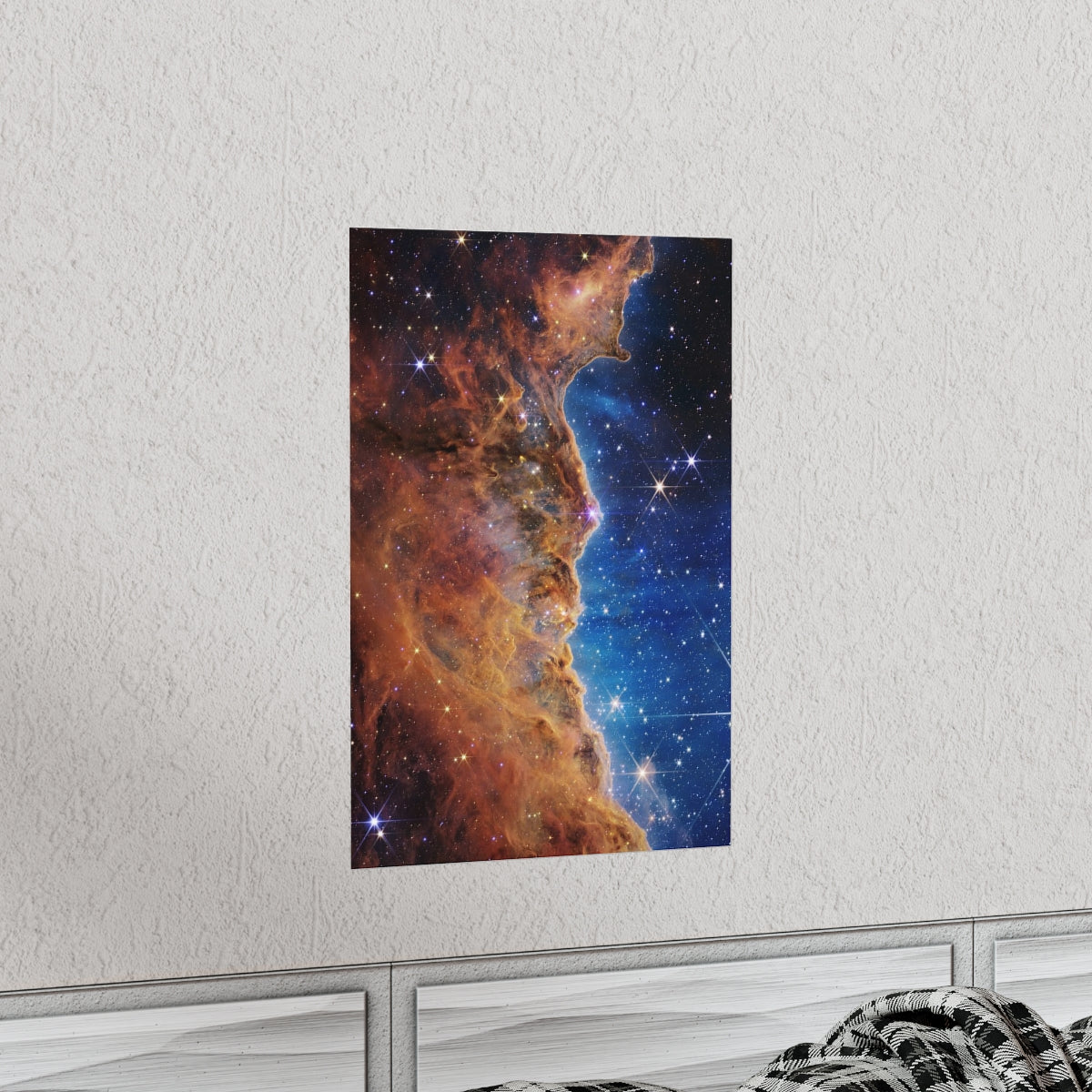 Carina Nebula Deep Field - James Webb Space Telescope Print Poster