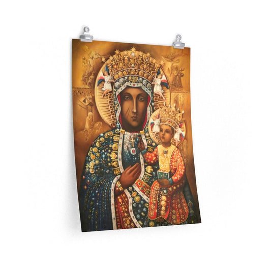 Our Lady Of Czestochowa Print Poster - Art Unlimited