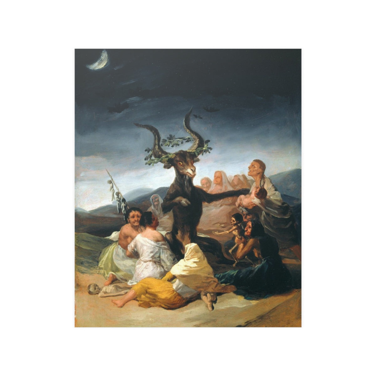 Witches Of Sabbath Francisco Goya Print Poster