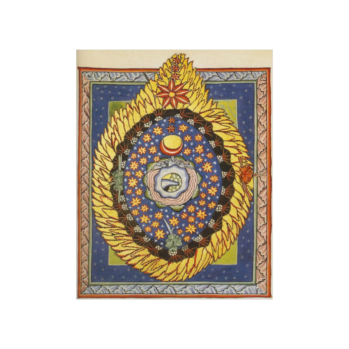 Hildegard Of Bingen God, Cosmos, And Humanity Print Poster