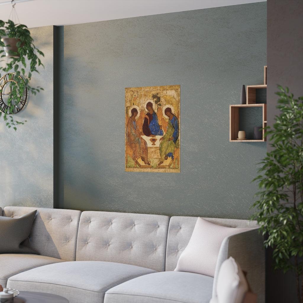 The Holy Trinity By Andrei Rublev Print Poster - Art Unlimited
