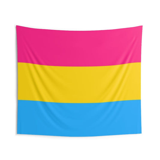 Pansexual Pride Flag Wall Tapestry - Art Unlimited