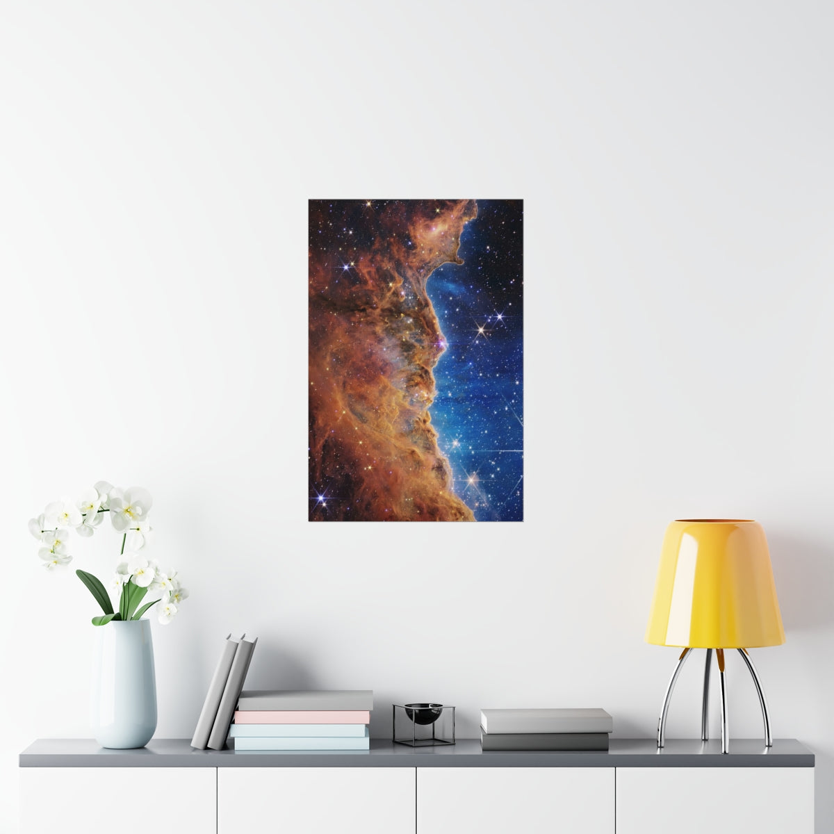 Carina Nebula Deep Field - James Webb Space Telescope Print Poster