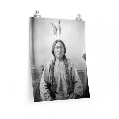 Sitting Bull Portrait Print Poster - Art Unlimited