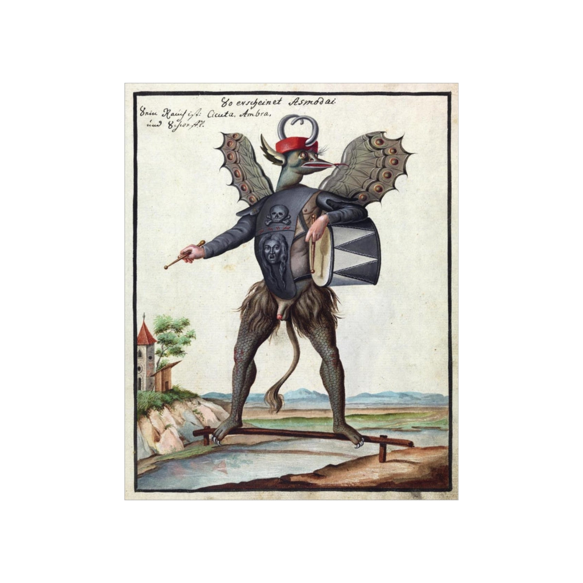 Asmodeus - Compendium Rarissimum 1792 Print Poster