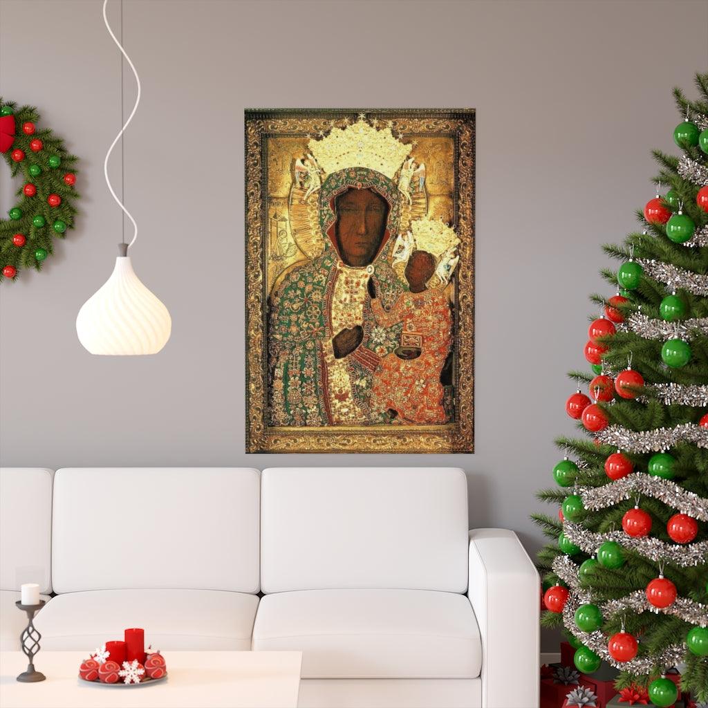 Our Lady of Czestochowa Madonna Black Virgin Mary - Print Poster - Art Unlimited