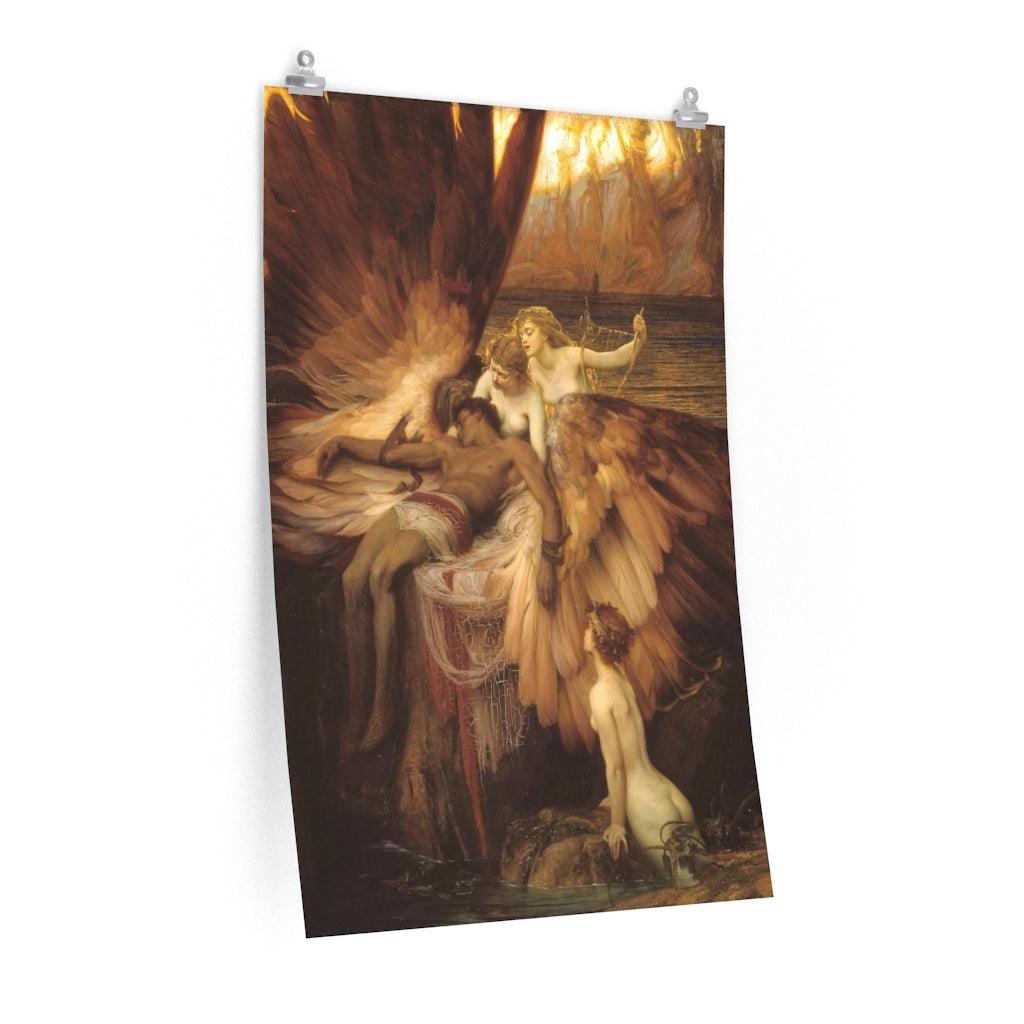 The Lament For Icarus - Herbert James Draper Print Poster - Art Unlimited