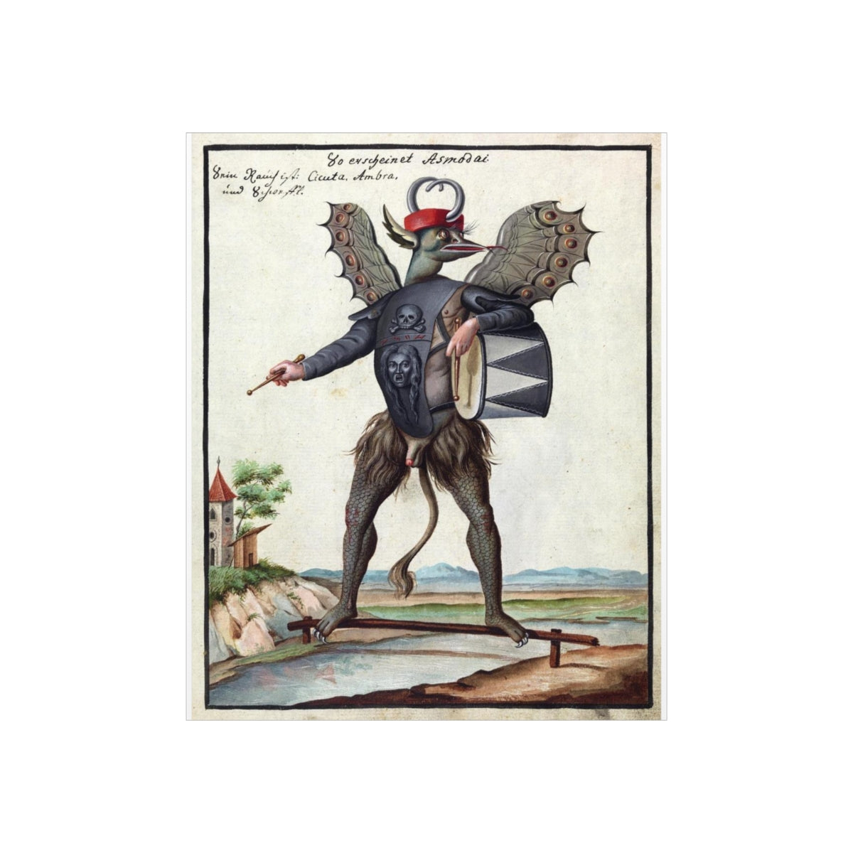 Asmodeus - Compendium Rarissimum 1792 Print Poster