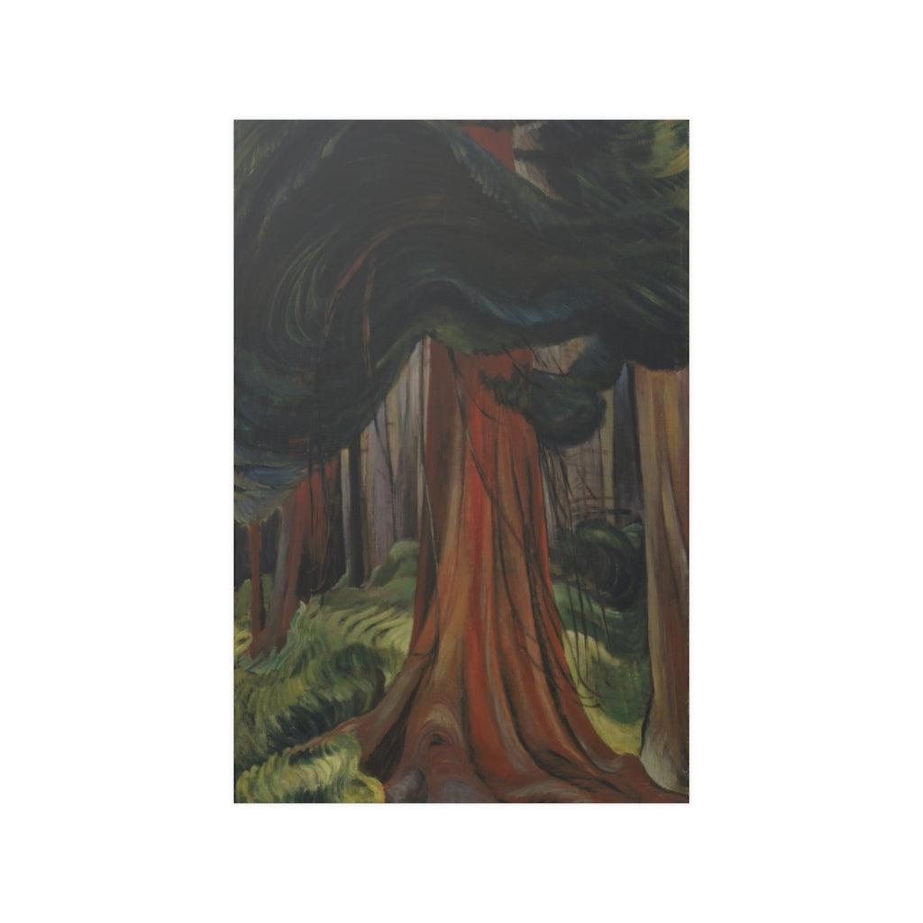 Red Cedar Painting By Emily Carr Print Poster - Art Unlimited