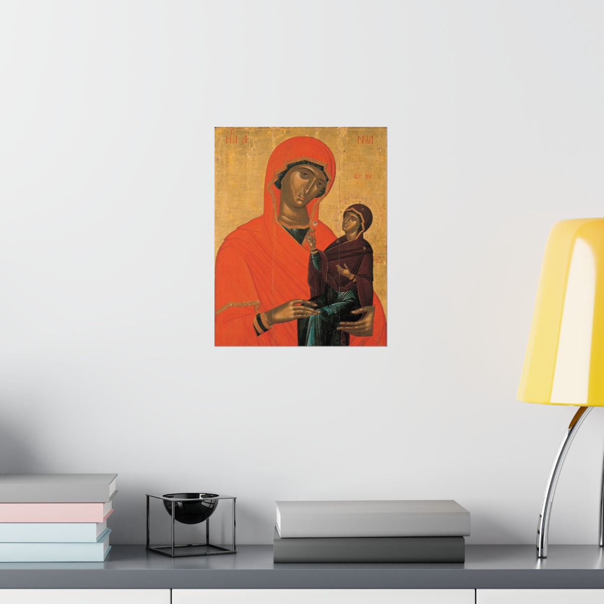 Saint Anne Grandmother Of The Church - Patron Of Housewives Print Poster