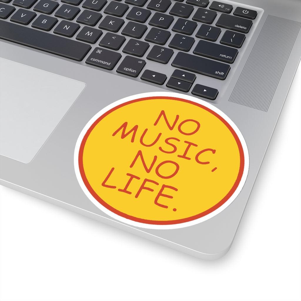 No Music No Life Sticker - Art Unlimited