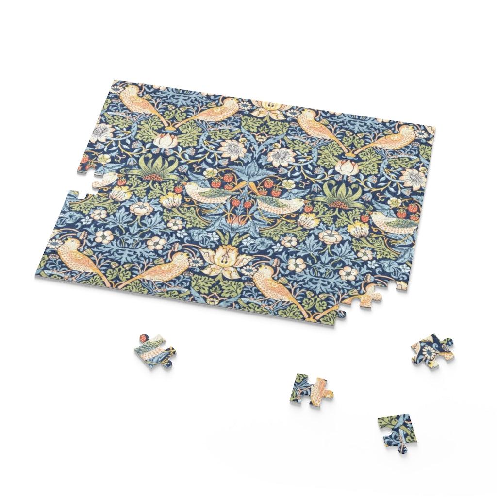 William Morris Strawberry Thief Puzzle (120, 252, 500-Piece) - Art Unlimited