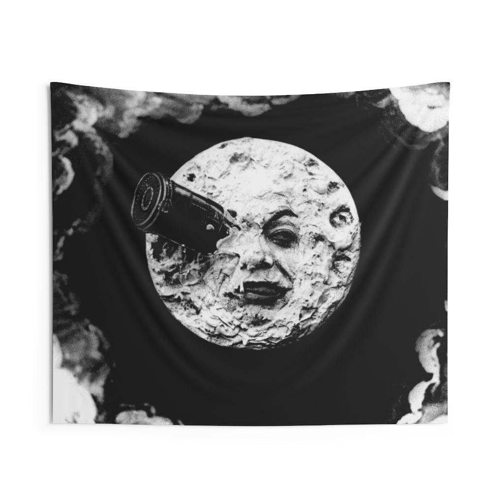 A Trip To The Moon Le Voyage Wall Tapestry - Art Unlimited
