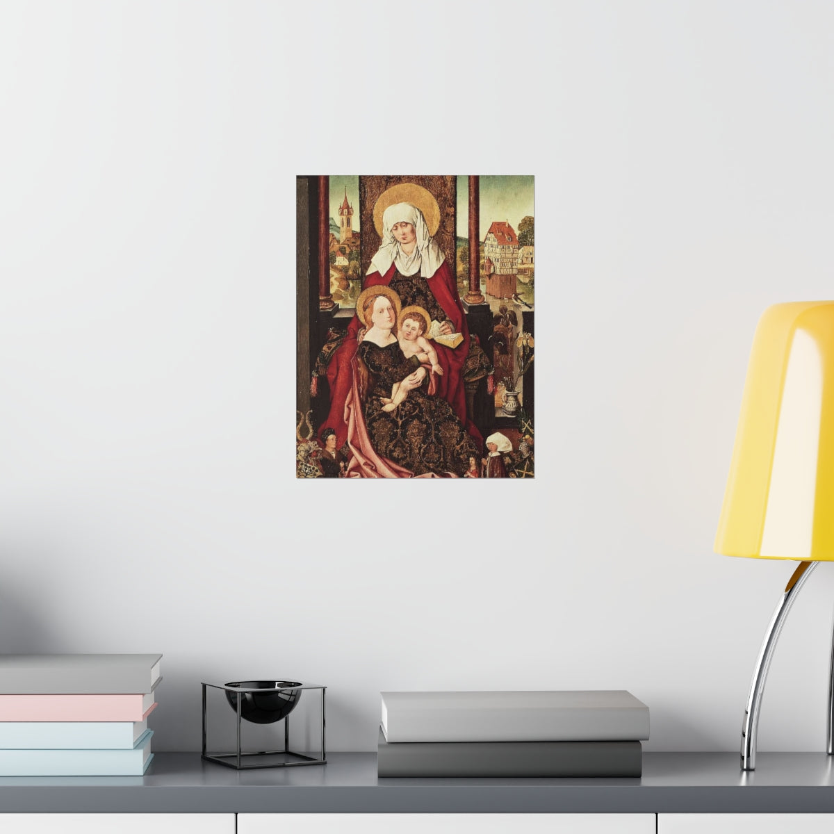 Saint Anne - Grandmother Of The Church - Patron of Housewives Print Poster