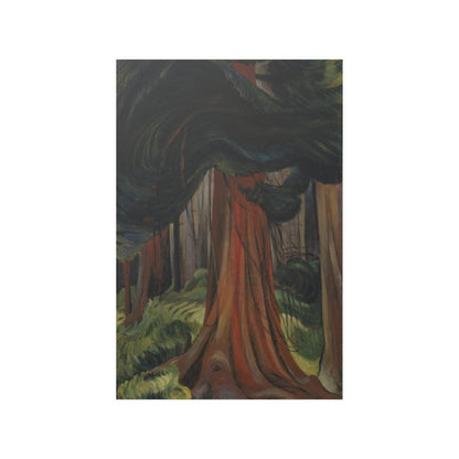 Red Cedar Painting By Emily Carr Print Poster - Art Unlimited