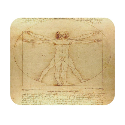 Vitruvian Man By Leonardo Da Vinci Mouse Pad - Art Unlimited