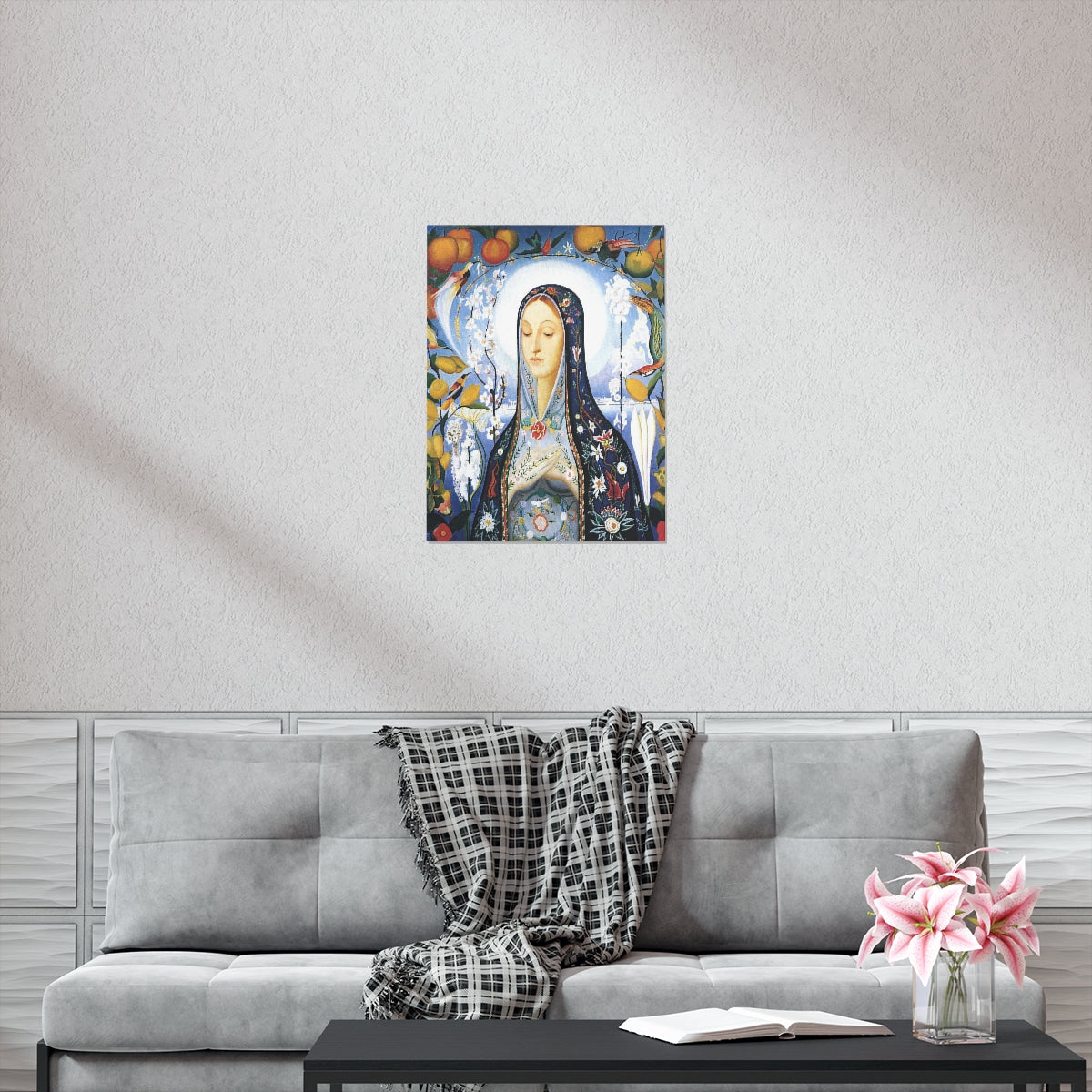 The Virgin Painting By Joseph Stella Print Poster