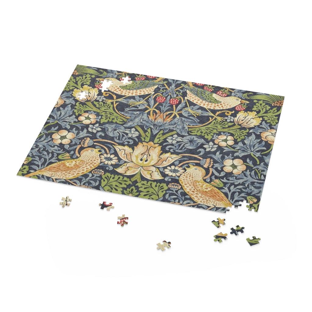 William Morris Strawberry Thief Puzzle (120, 252, 500-Piece) - Art Unlimited