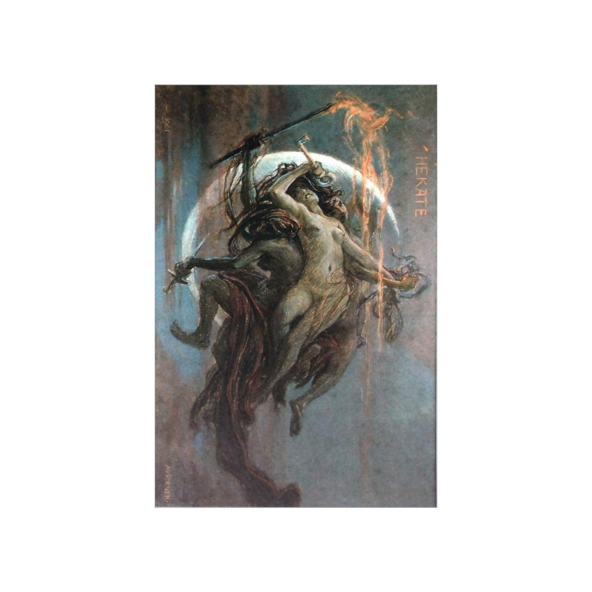 Hekate By Maximilian Pirner 1901 Print Poster