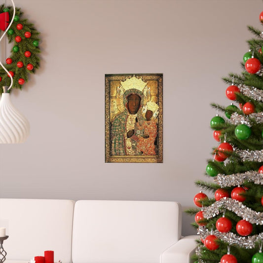 Our Lady of Czestochowa Madonna Black Virgin Mary - Print Poster - Art Unlimited