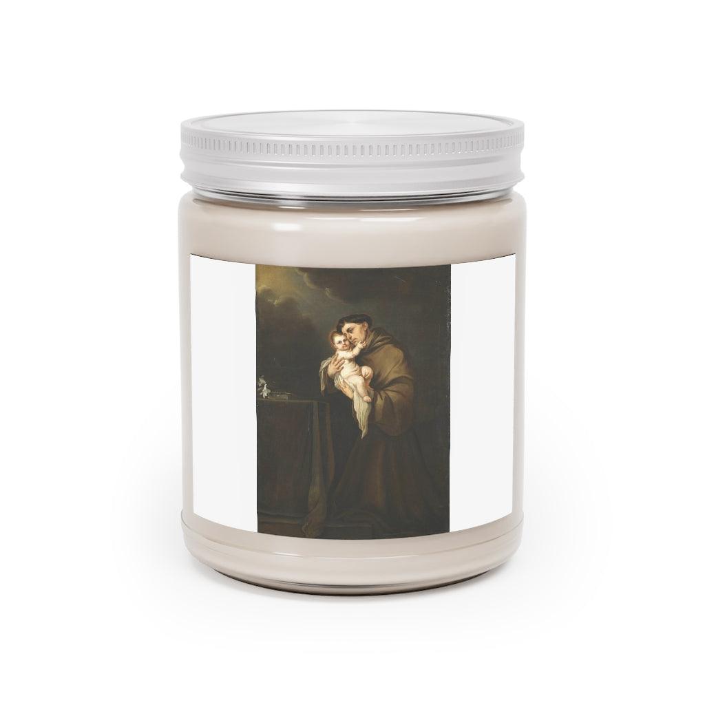 Saint Anthony Of Padua Scented Candle - Art Unlimited