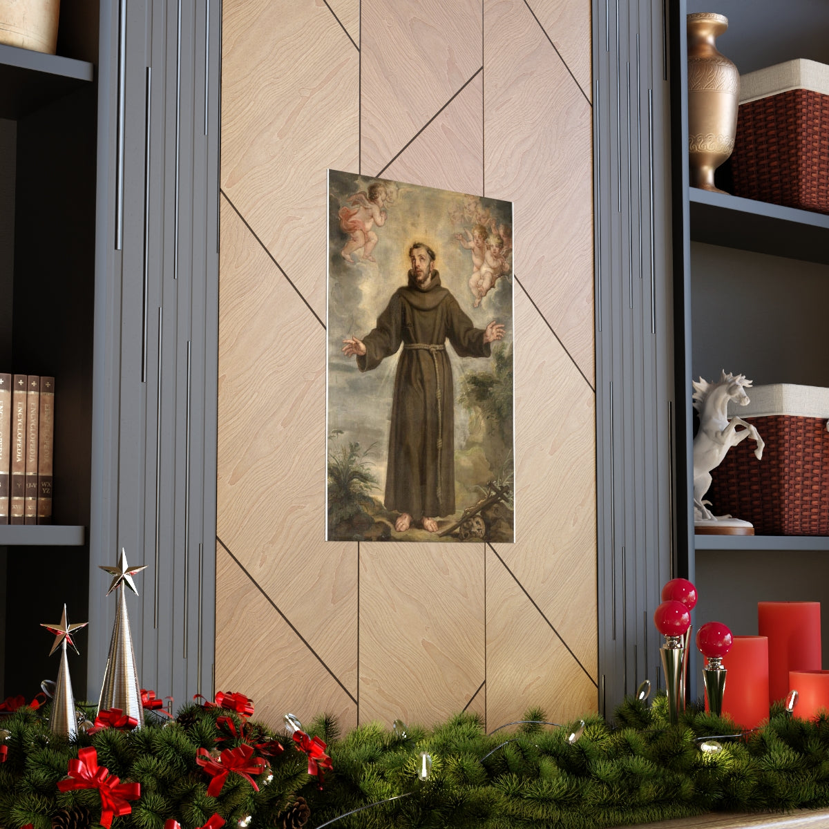 Saint Francis Of Assisi Philip Fruytiers Print Poster