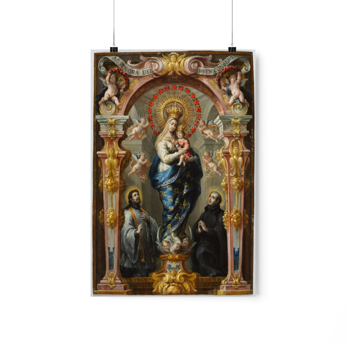 Our Lady Of Good Counsel Bartolome Perez Print Poster