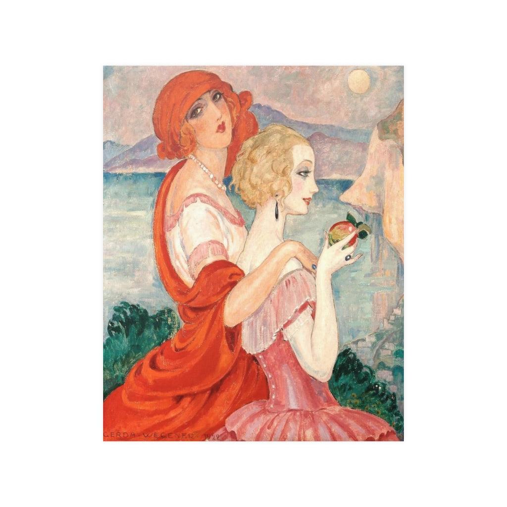 On The Road To AnaCapri By Gerda Wegener Print Poster - Art Unlimited