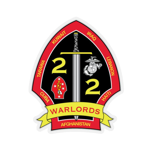 2nd Bn Marine Warlords Sticker - Art Unlimited