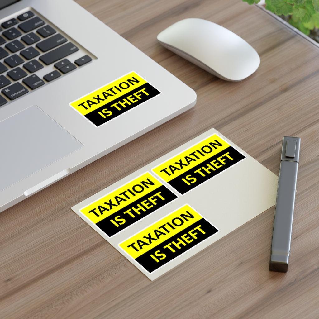 Taxation Is Theft Sticker Sticker Sheet - Art Unlimited