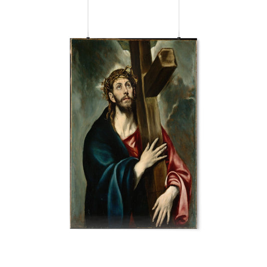 El Greco - Christ Carrying The Cross Print Poster