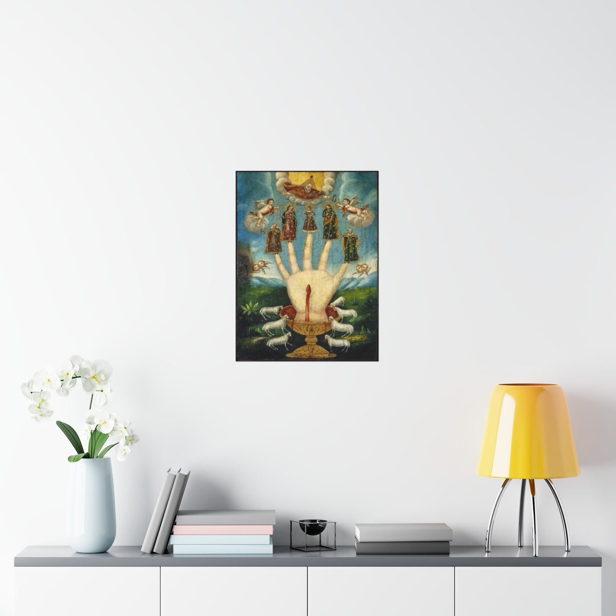 The All Powerful Hand Or The Five Persons Unknown Print Poster