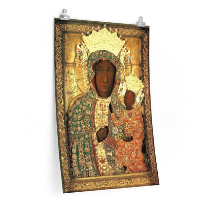 Our Lady of Czestochowa Madonna Black Virgin Mary - Print Poster - Art Unlimited