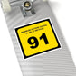 91 Octane Gas Sticker - Art Unlimited