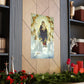 Our Lady Of The Lilies Print Poster