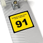 91 Octane Gas Sticker - Art Unlimited