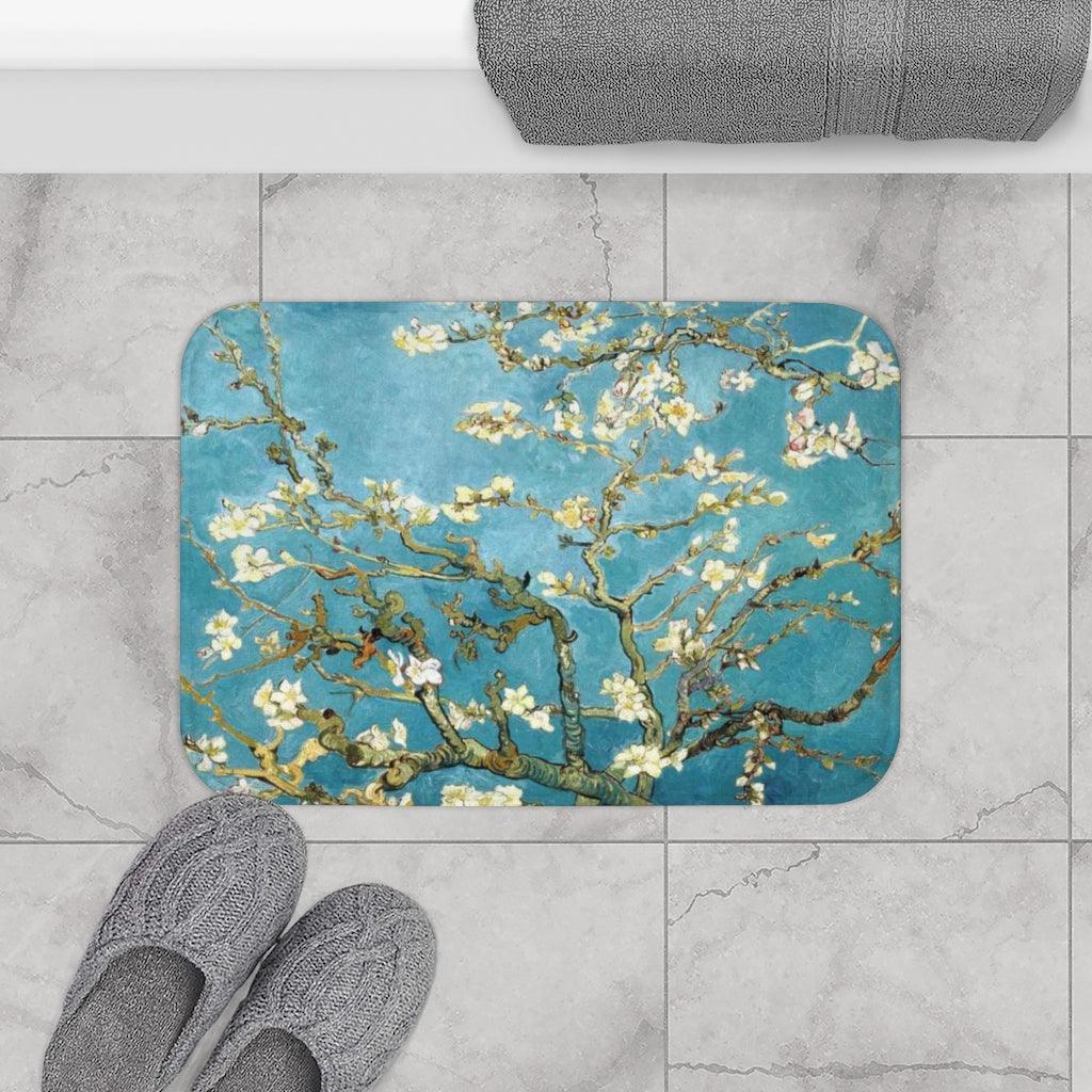 Vincent Van Gogh Almond Blossoms Bath Mat - Art Unlimited