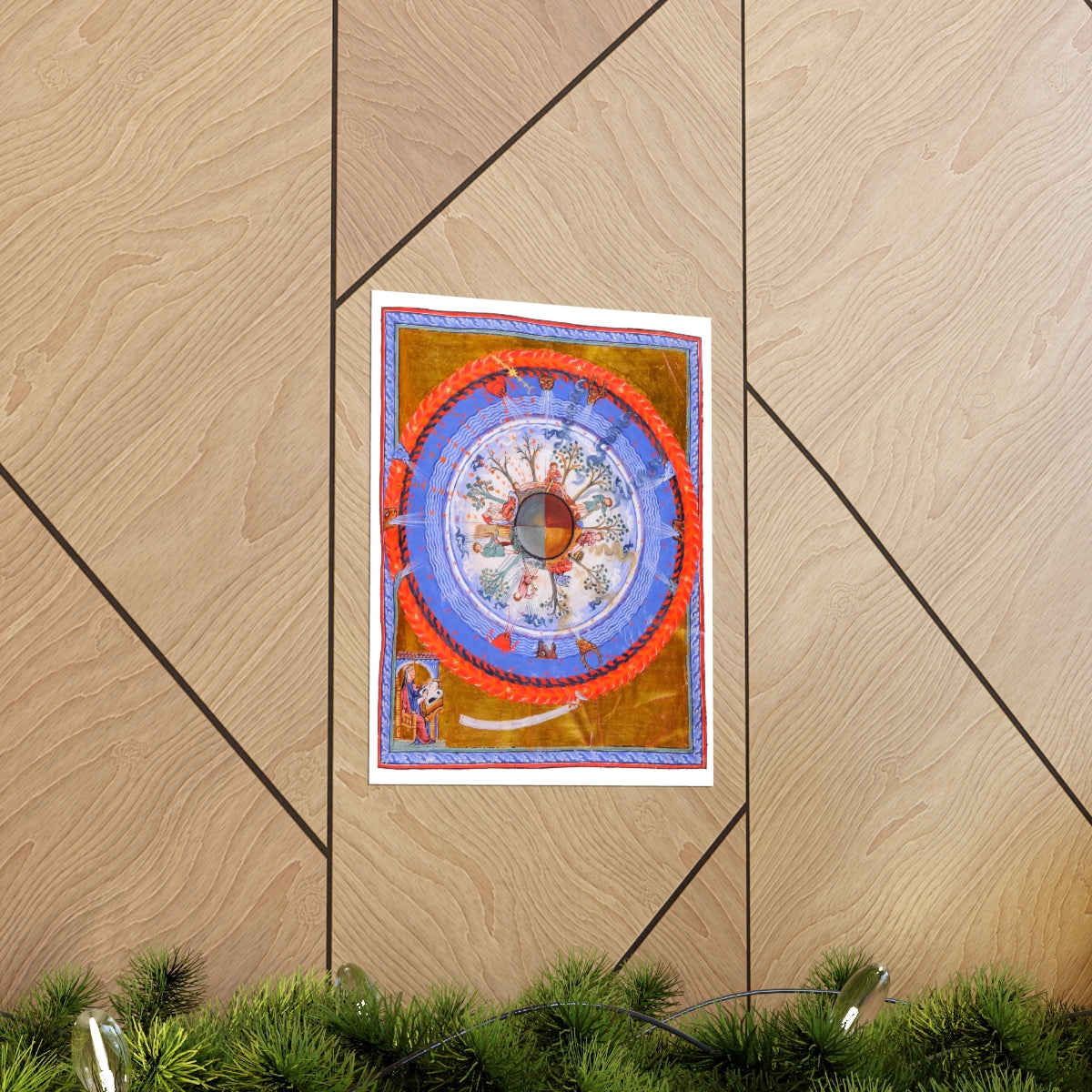 Hildegard Of Bingen Cosmos, Body, And Soul Print Poster