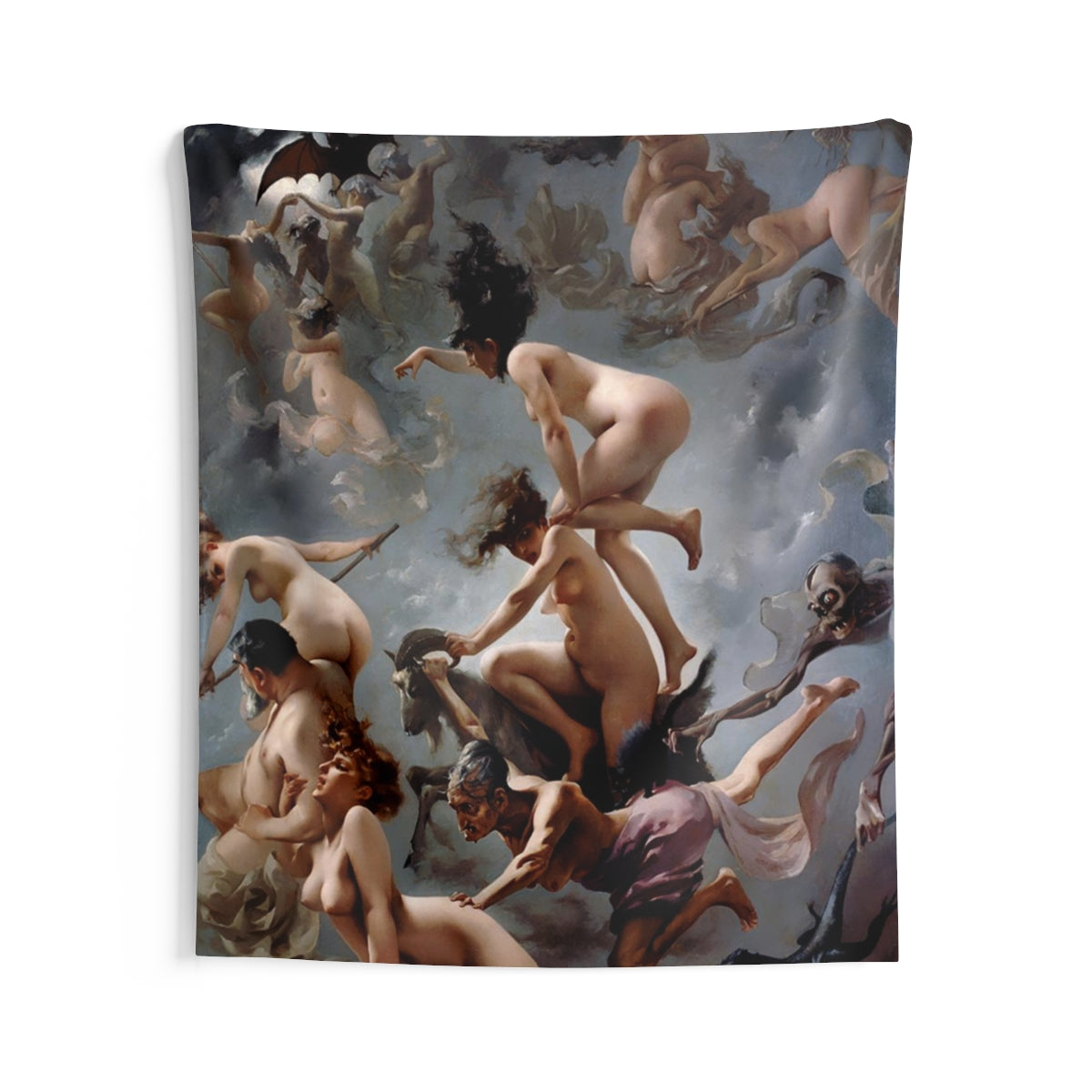 Witches Going to The Sabbath - Luis Ricardo Falero Wall Tapestry