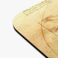 Vitruvian Man By Leonardo Da Vinci Mouse Pad - Art Unlimited