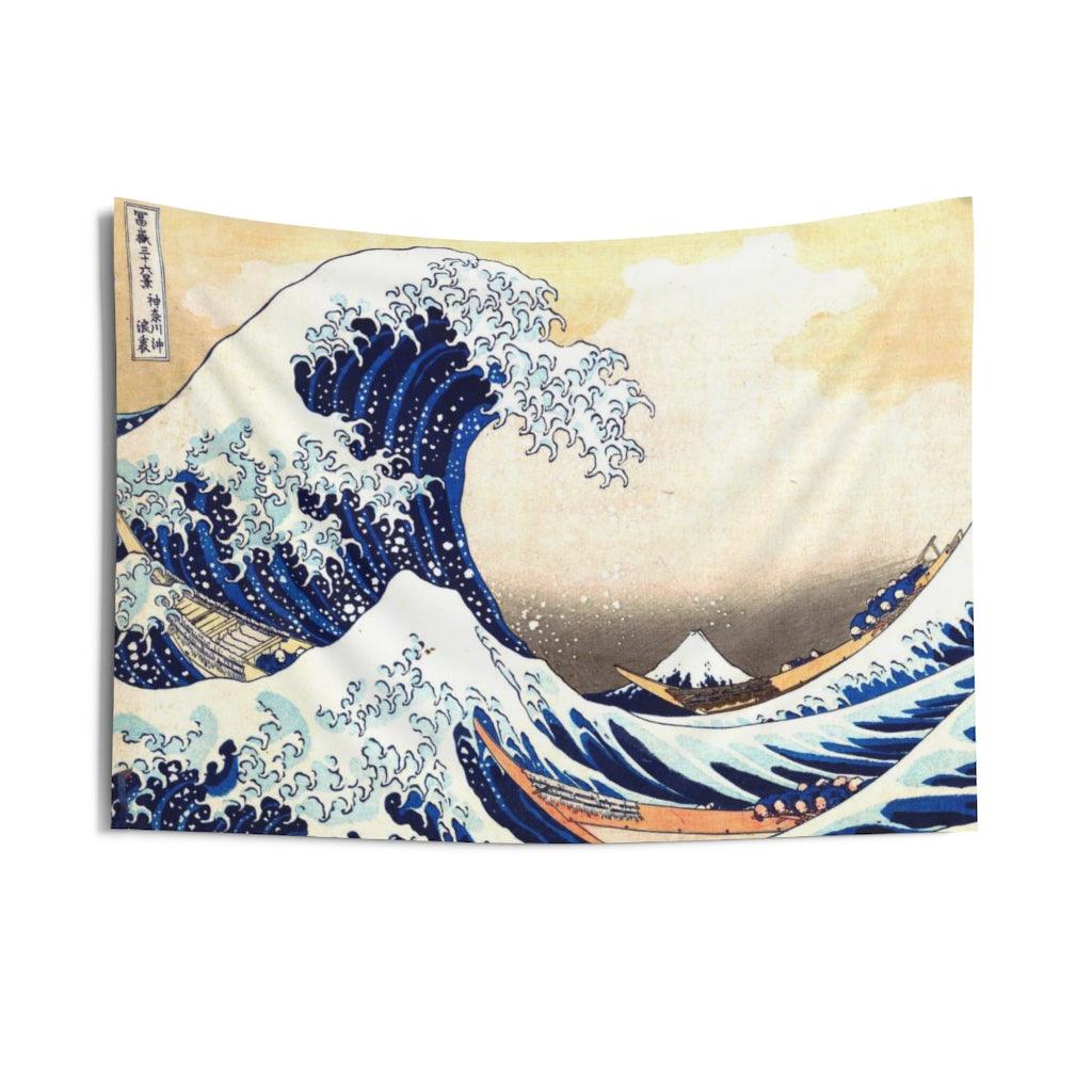The Great Wave Off The Coast Of Kanagawa 36X26 Wall Tapesty - Art Unlimited
