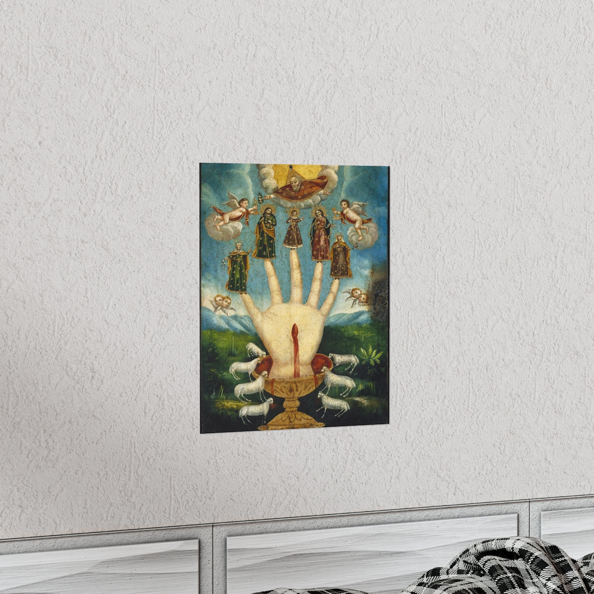 The All Powerful Hand Or The Five Persons Unknown Print Poster