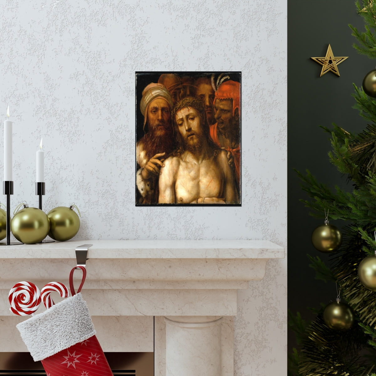 Christ Presented To The People - Giovanni Antonio Bazzi - Il Sodoma Ecce Homo Print Poster