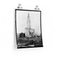 Terminal Tower Construction - 1927 Photo - Cleveland - Black And White Print Poster - Art Unlimited