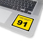 91 Octane Gas Sticker - Art Unlimited