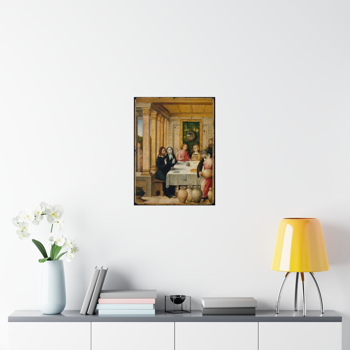 Wedding At Cana By Juan De Flandes Print Poster